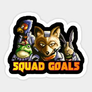 Star Fox - Squad Goals Sticker